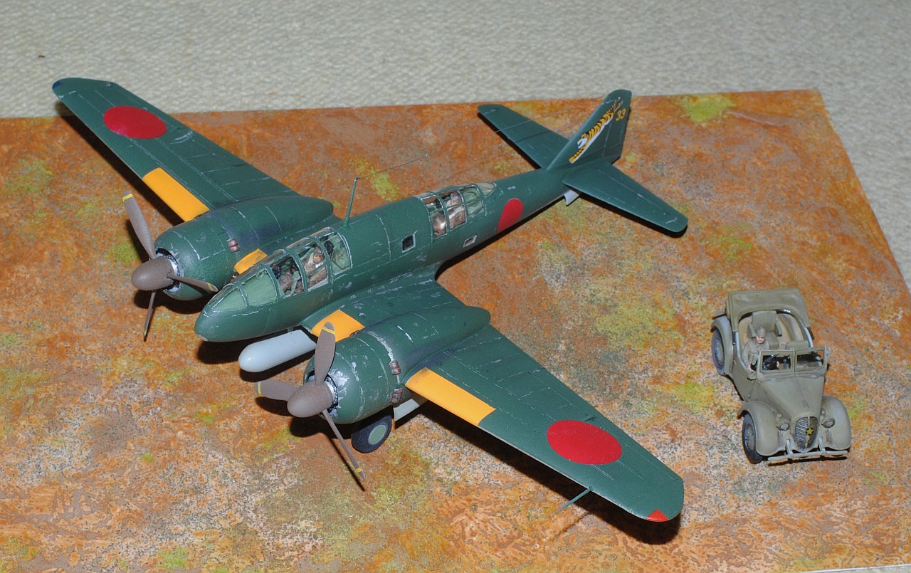 1/144 F-Toys Mitsubishi Ki-46 Type III Instep Flight Twin-Engine vollume 1 2A 